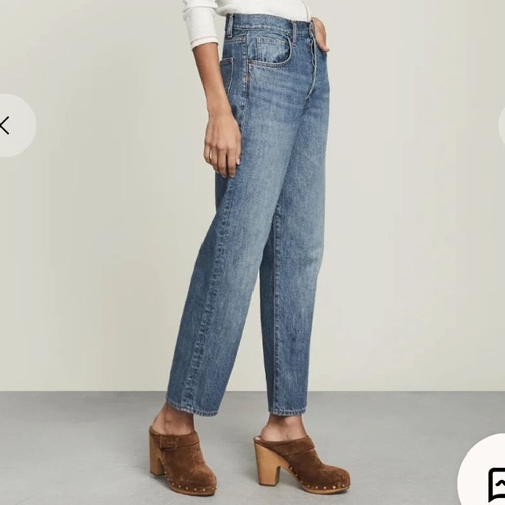 Veronica Beard Blake Jeans Size 24 Blue Boyfriend Straight